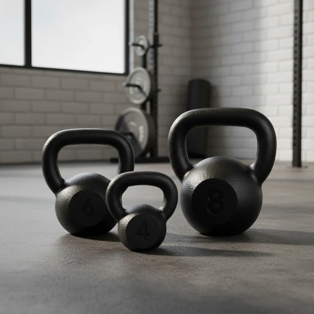 Kit Kettlebell 4kg 6kg 8kg